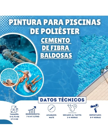 Pintura para piscinas de poliéster - Imagen 4